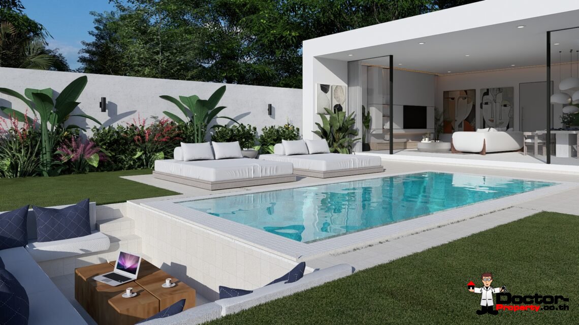 Tropical 1 Bedroom Pool Villa in Chaweng, Koh Samui – For Sale